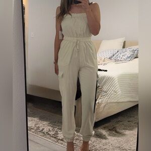 Women's Cream Jumpsuit